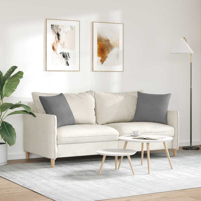 Perne pentru canapea 2 pcs Gri închis 45 x 45 cm țesătură - WALTI WALTI