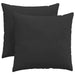 Perne pentru canapea 2 pcs Negru 45 x 45 cm țesătură - WALTI WALTI