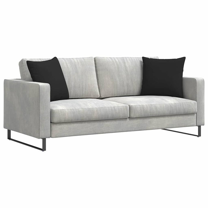 Perne pentru canapea 2 pcs Negru 45 x 45 cm țesătură - WALTI WALTI