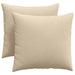 Perne pentru canapea 2 pcs Crem 45 x 45 cm țesătură - WALTI WALTI