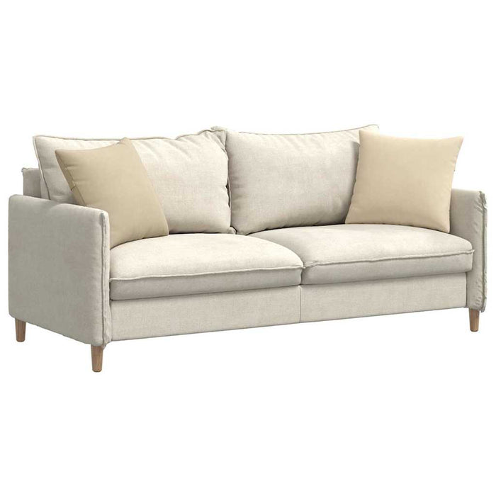 Perne pentru canapea 2 pcs Crem 45 x 45 cm țesătură - WALTI WALTI