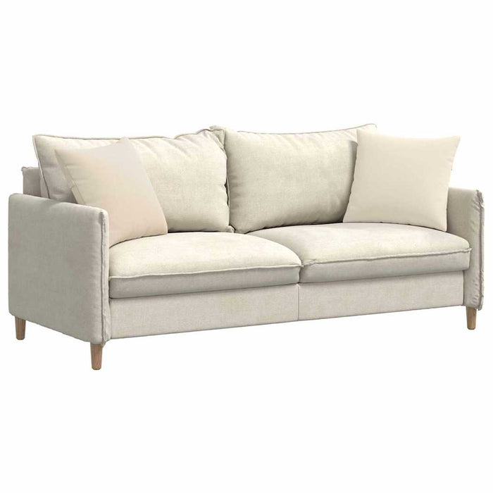 Perne pentru canapea 2 pcs Bej 45 x 45 cm țesătură - WALTI WALTI