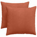 Perne pentru canapea 2 pcs Roșu portocalie 45 x 45 cm - WALTI WALTI