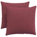 Perne pentru canapea 2 pcs Roșu Vin 50 x 50 cm țesătură - WALTI WALTI