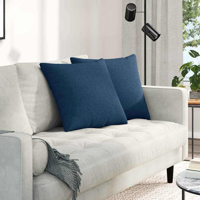 Perne pentru canapea 2 pcs albastru 50 x 50 cm țesătură - WALTI WALTI