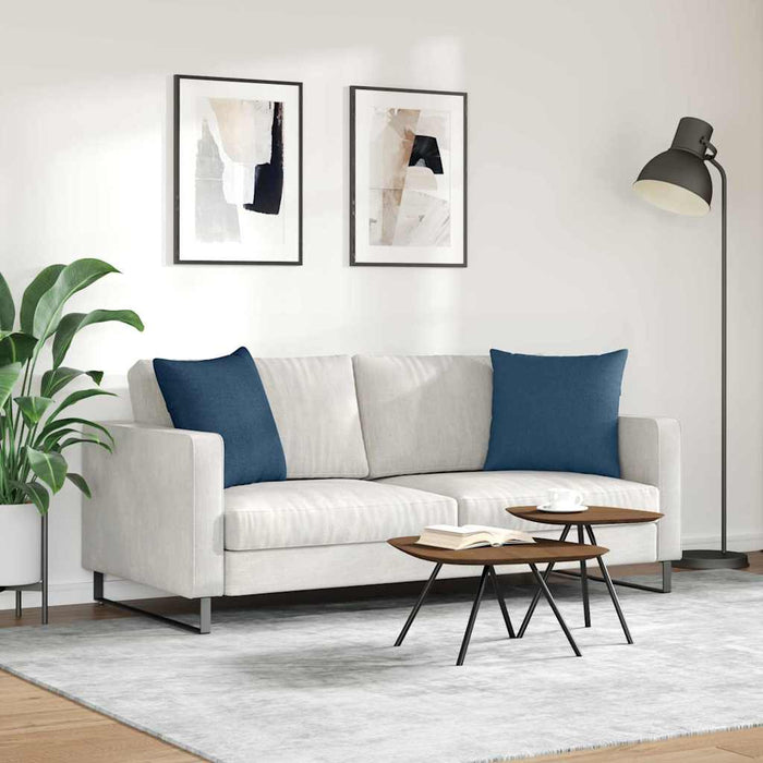 Perne pentru canapea 2 pcs albastru 50 x 50 cm țesătură - WALTI WALTI