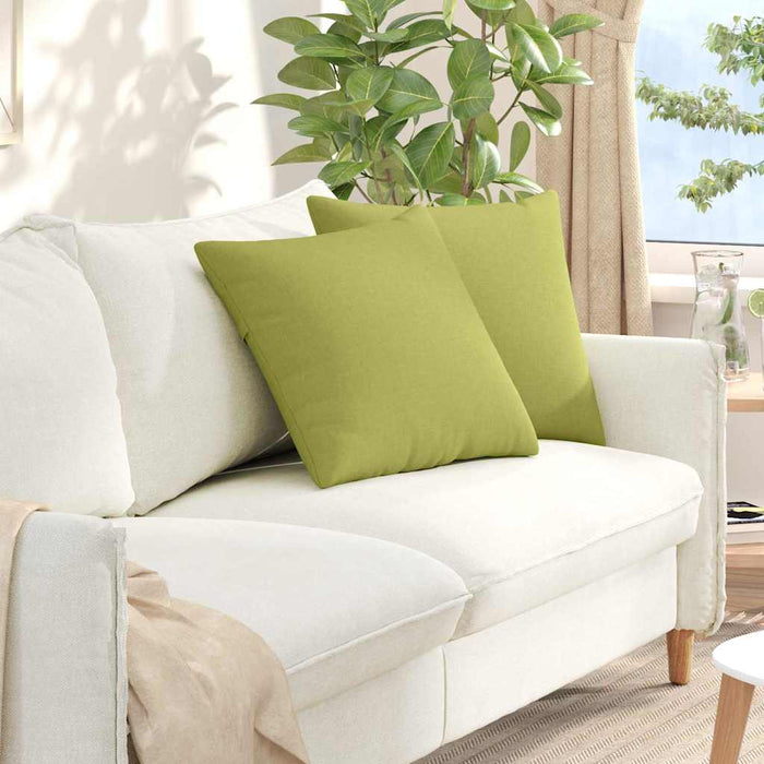 Perne pentru canapea 2 pcs Verde deschis 50 x 50 cm țesătură - WALTI WALTI