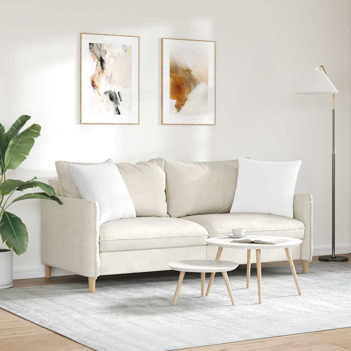 Perne pentru canapea 2 pcs Alb 50 x 50 cm țesătură - WALTI WALTI