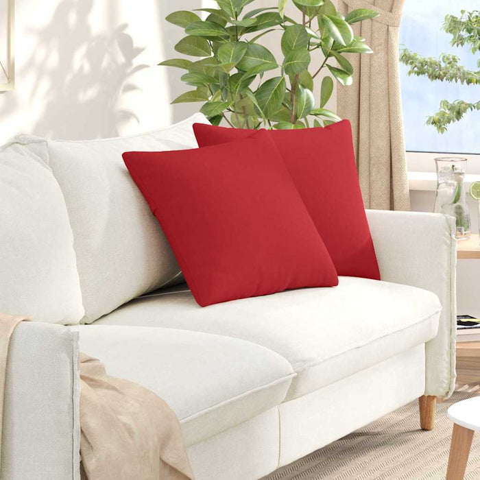 Perne pentru canapea 2 pcs Roșu 50 x 50 cm țesătură - WALTI WALTI