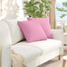 Perne pentru canapea 2 pcs Roz 50 x 50 cm țesătură - WALTI WALTI