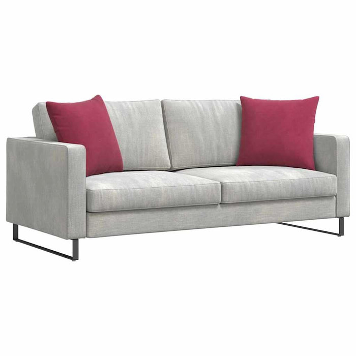 Perne pentru canapea 2 pcs Roșu Vin 50 x 50 cm - WALTI WALTI
