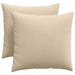 Perne pentru canapea 2 pcs Crem 50 x 50 cm țesătură - WALTI WALTI