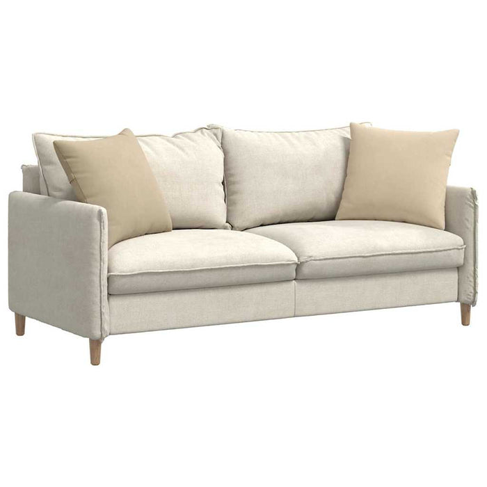 Perne pentru canapea 2 pcs Crem 50 x 50 cm țesătură - WALTI WALTI