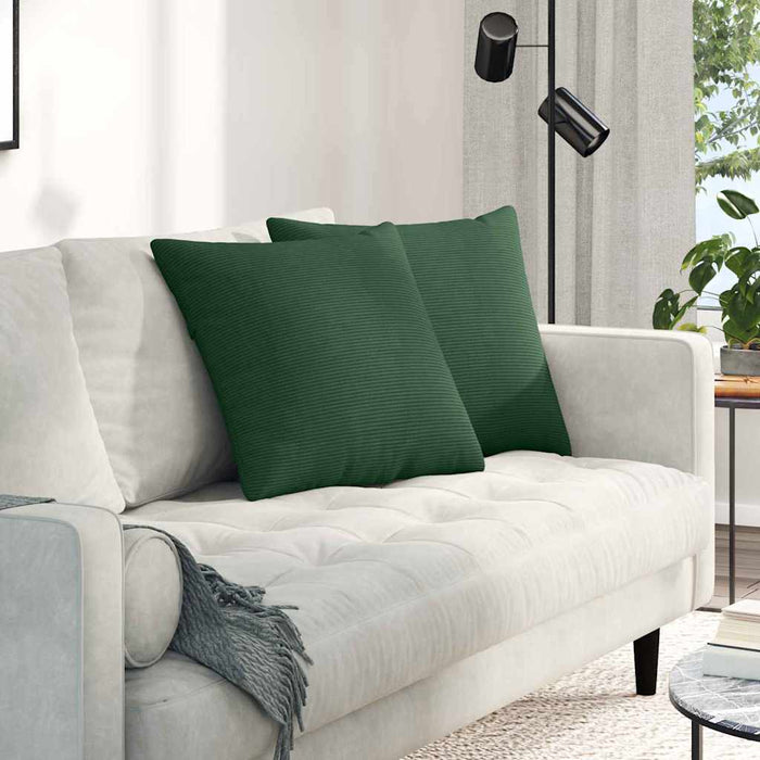 Perne pentru canapea 2 pcs Verde închis 50 x 50 cm - WALTI WALTI