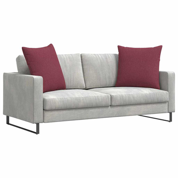 Perne pentru canapea 2 pcs Roșu Vin 60 x 60 cm țesătură - WALTI WALTI