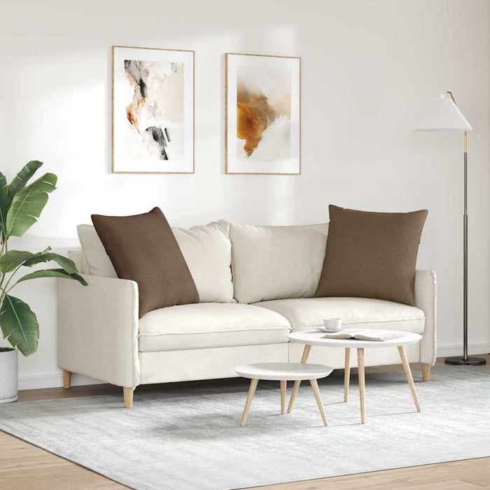 Perne pentru canapea 2 pcs Maro 60 x 60 cm țesătură - WALTI WALTI