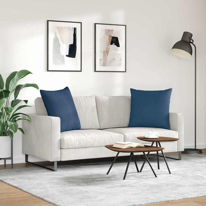 Perne pentru canapea 2 pcs albastru 60 x 60 cm țesătură - WALTI WALTI