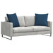 Perne pentru canapea 2 pcs albastru 60 x 60 cm țesătură - WALTI WALTI