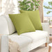 Perne pentru canapea 2 pcs Verde deschis 60 x 60 cm țesătură - WALTI WALTI