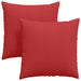 Perne pentru canapea 2 pcs Roșu 60 x 60 cm țesătură - WALTI WALTI