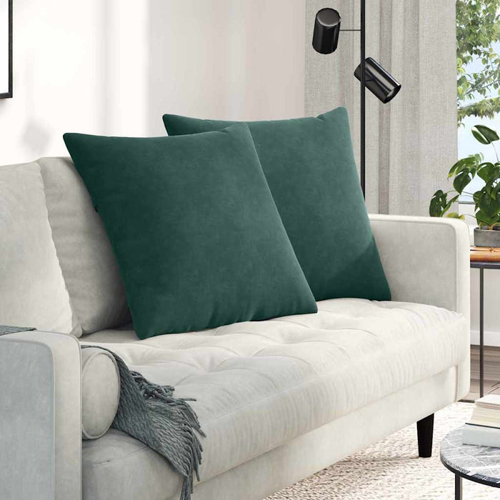 Perne pentru canapea 2 pcs Verde închis 60 x 60 cm - WALTI WALTI