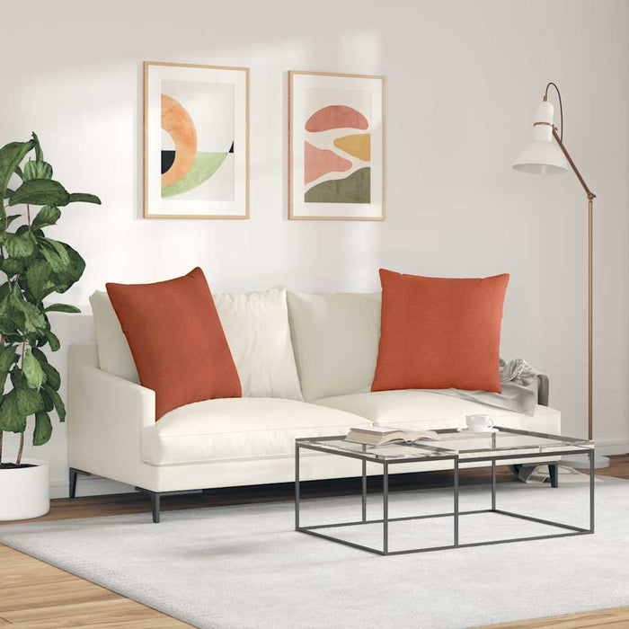Perne pentru canapea 2 pcs Roșu portocalie 60 x 60 cm - WALTI WALTI