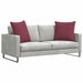 Perne pentru canapea 2 pcs Roșu Vin 80 x 80 cm țesătură - WALTI WALTI