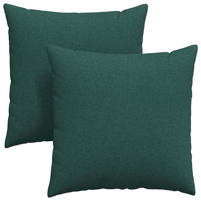 Perne pentru canapea 2 pcs Verde închis 80 x 80 cm țesătură - WALTI WALTI