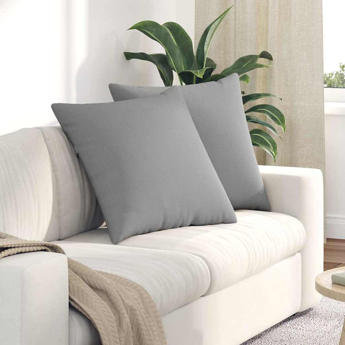 Perne pentru canapea 2 pcs Gri nori 80 x 80 cm țesătură - WALTI WALTI