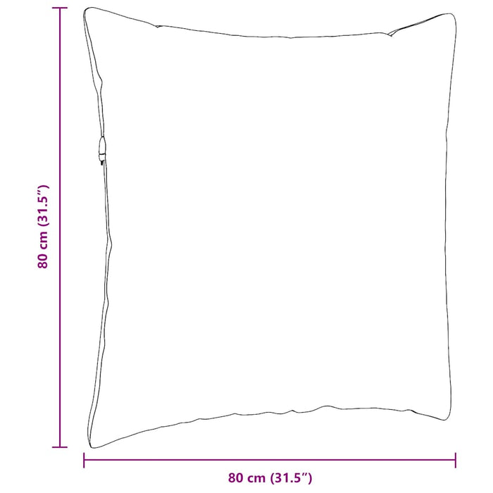 Perne pentru canapea 2 pcs Gri nori 80 x 80 cm țesătură - WALTI WALTI