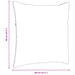 Perne pentru canapea 2 pcs Gri nori 80 x 80 cm țesătură - WALTI WALTI