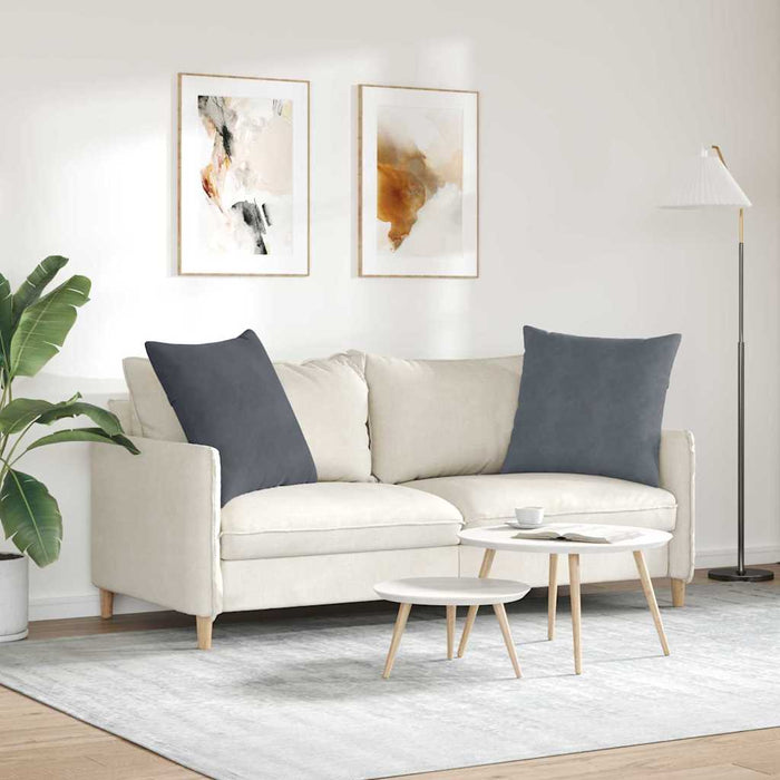 Perne pentru canapea 2 pcs Gri închis 80 x 80 cm - WALTI WALTI
