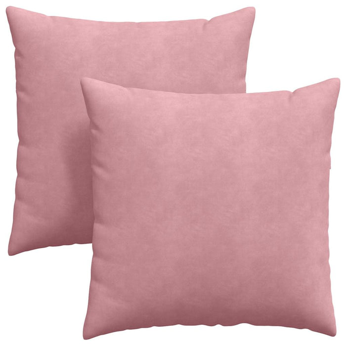 Perne pentru canapea 2 pcs Roz 80 x 80 cm Țesătură din corduroy - WALTI WALTI