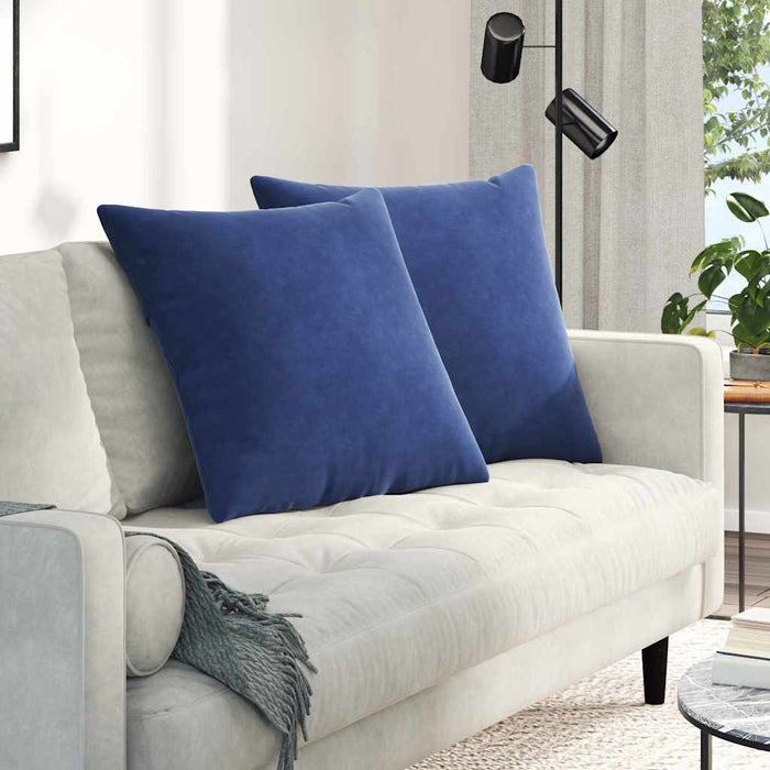 Perne pentru canapea 2 pcs Albastru Poliție 80 x 80 cm - WALTI WALTI