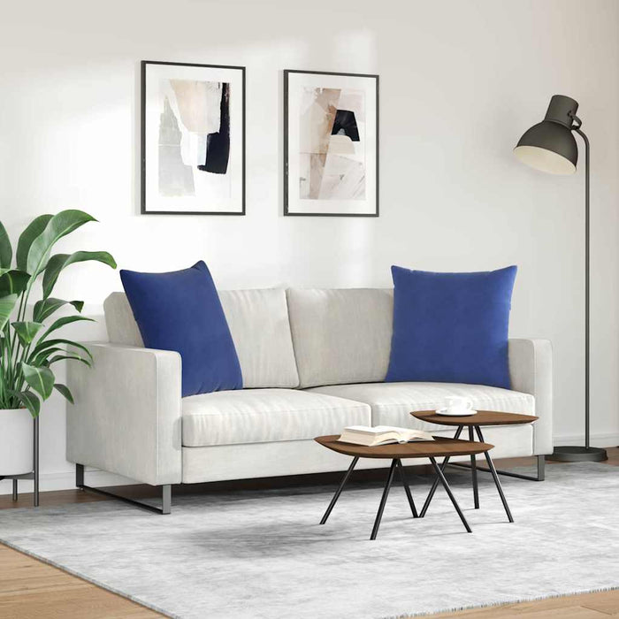 Perne pentru canapea 2 pcs Albastru Poliție 80 x 80 cm - WALTI WALTI