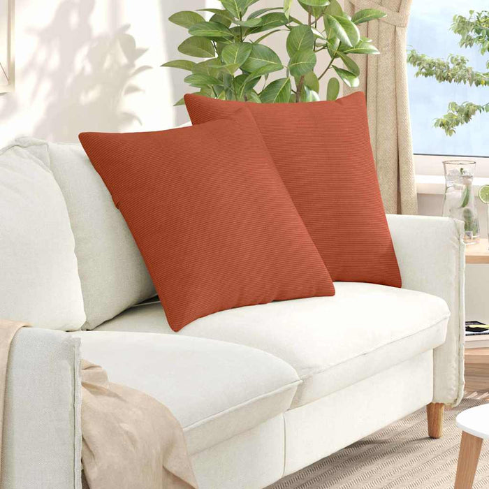 Perne pentru canapea 2 pcs Roșu portocalie 80 x 80 cm - WALTI WALTI