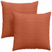 Perne pentru canapea 2 pcs Roșu portocalie 80 x 80 cm - WALTI WALTI