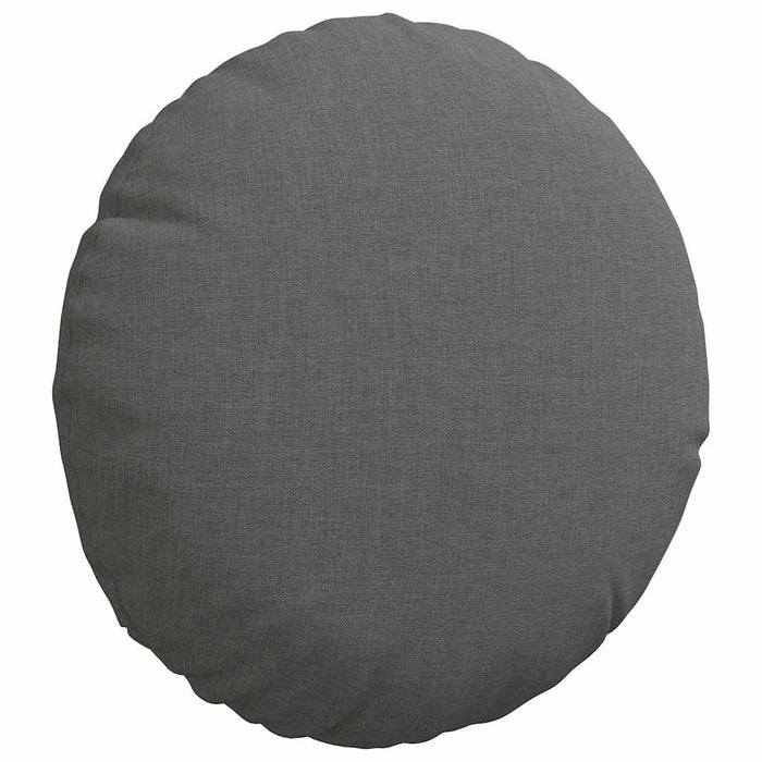Perne de Șezut 2 pcs Gri închis Ø30 x 13 cm țesătură - WALTI WALTI
