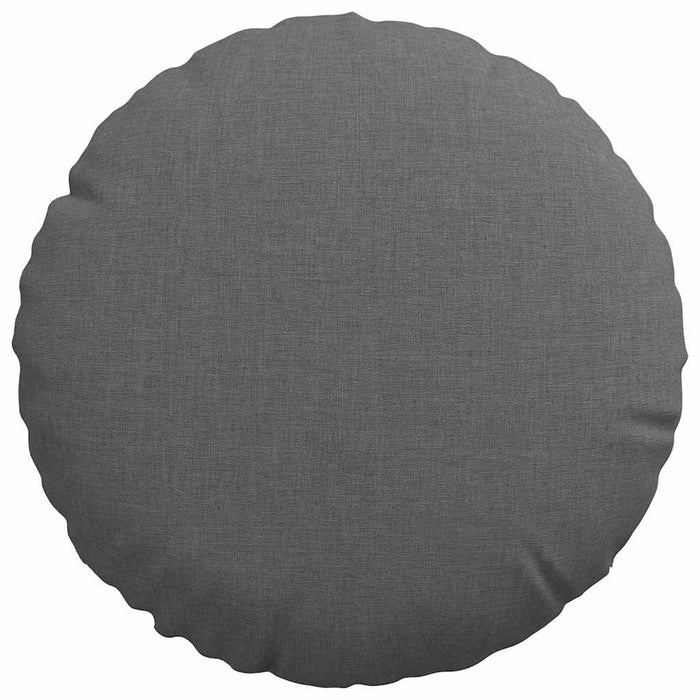Perne de Șezut 2 pcs Gri închis Ø30 x 13 cm țesătură - WALTI WALTI
