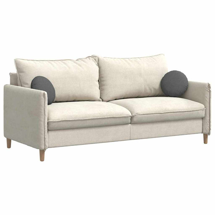 Perne de Șezut 2 pcs Gri închis Ø30 x 13 cm țesătură - WALTI WALTI