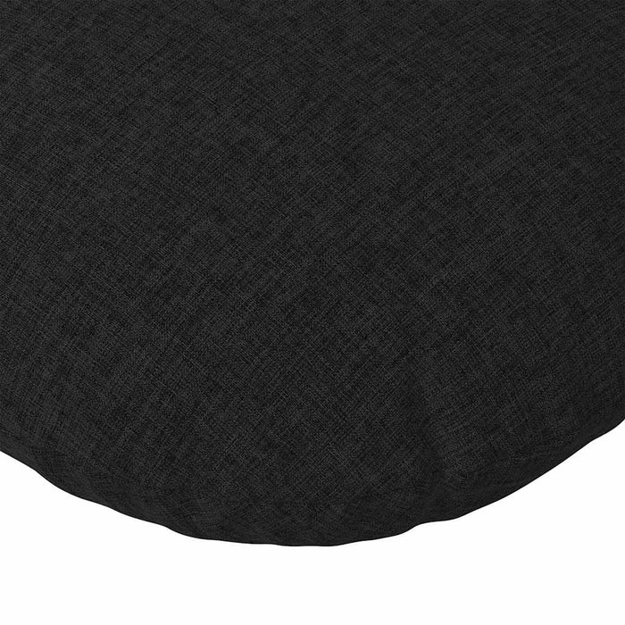 Perne de Șezut 2 pcs Negru Ø30 x 13 cm țesătură - WALTI WALTI
