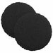 Perne de Șezut 2 pcs Negru Ø30 x 13 cm țesătură - WALTI WALTI