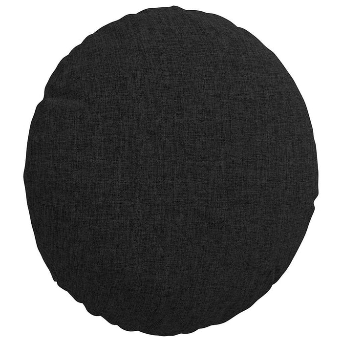 Perne de Șezut 2 pcs Negru Ø30 x 13 cm țesătură - WALTI WALTI