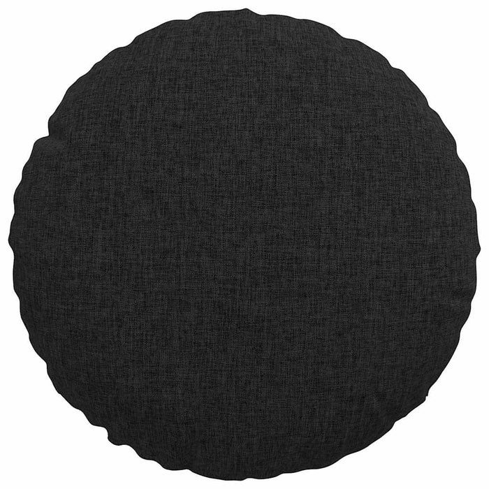 Perne de Șezut 2 pcs Negru Ø30 x 13 cm țesătură - WALTI WALTI