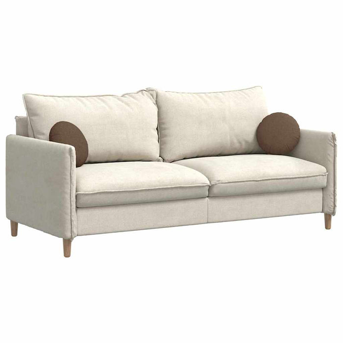 Perne de Șezut 2 pcs Maro Ø30 x 13 cm țesătură - WALTI WALTI