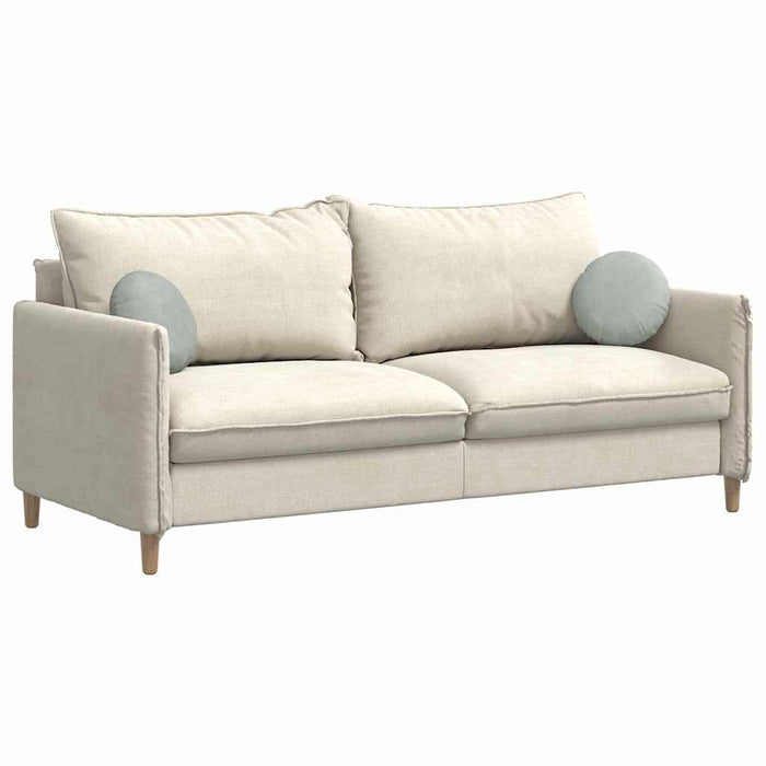 Perne de Șezut 2 pcs Gri deschis Ø 40 x 13 cm Catifea - WALTI WALTI