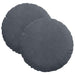 Perne de Șezut 2 pcs Gri închis Ø 40 x 13 cm Catifea - WALTI WALTI