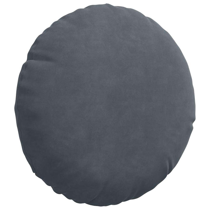Perne de Șezut 2 pcs Gri închis Ø 40 x 13 cm Catifea - WALTI WALTI