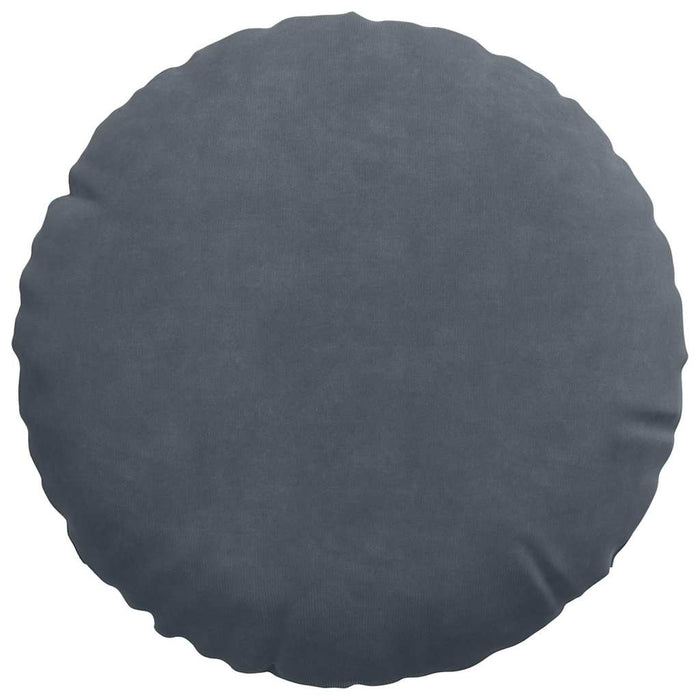 Perne de Șezut 2 pcs Gri închis Ø 40 x 13 cm Catifea - WALTI WALTI