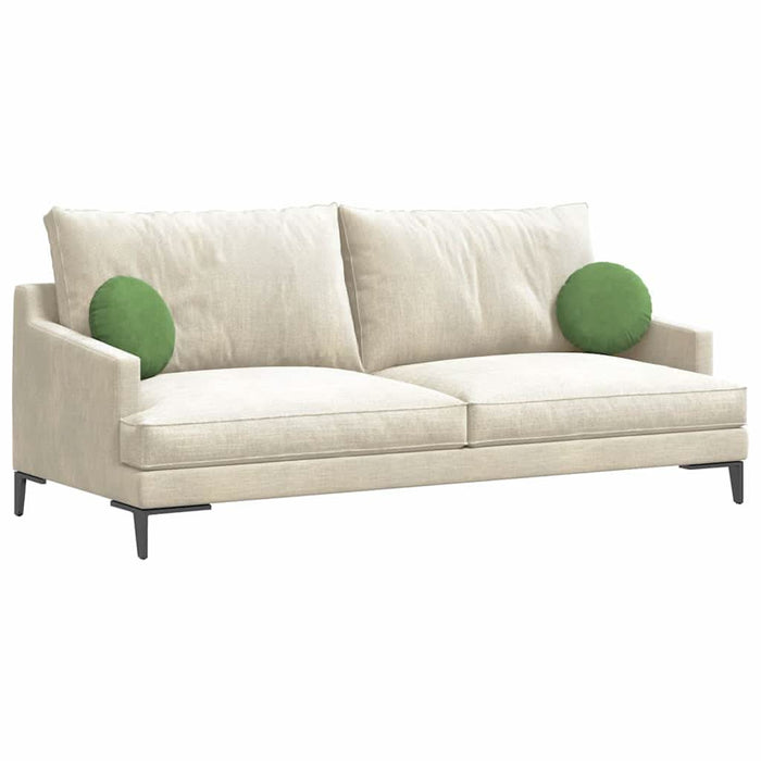 Perne de Șezut 2 pcs Verde deschis Ø 40 x 13 cm Catifea - WALTI WALTI